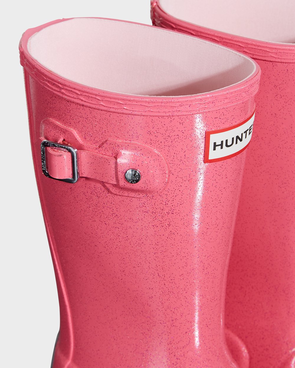 Kids Rain Boots - Hunter Original Starcloud (37NOVRBIW) - Pink